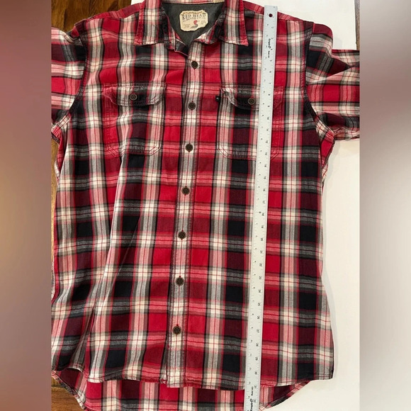 Red Head Brand Men's Long Sleeve Flannel shirt size L - Picture 7 of 10